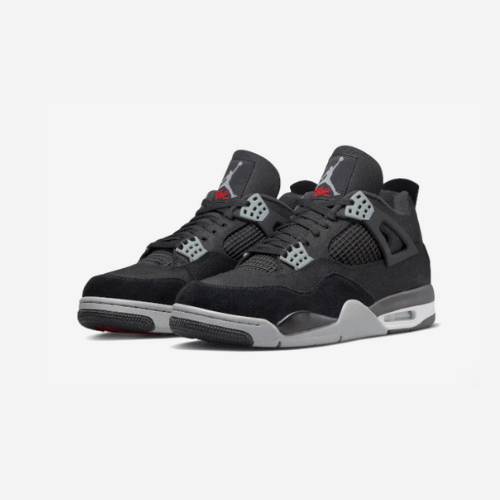 Nike - Air Jordan 4 Retro Black Canvas