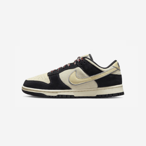 Nike - Dunk Low LX Black Suede Team Gold